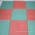 Sports Rubber Flooring Tile Square Rubber Tile Recycle Rubber Mat Playground Rubber Flooring